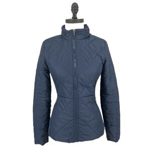 Fabletics Sedona Quilted Puffy Insulated Jackt  Sz XS Dark blue